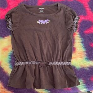 Girls brown shirt